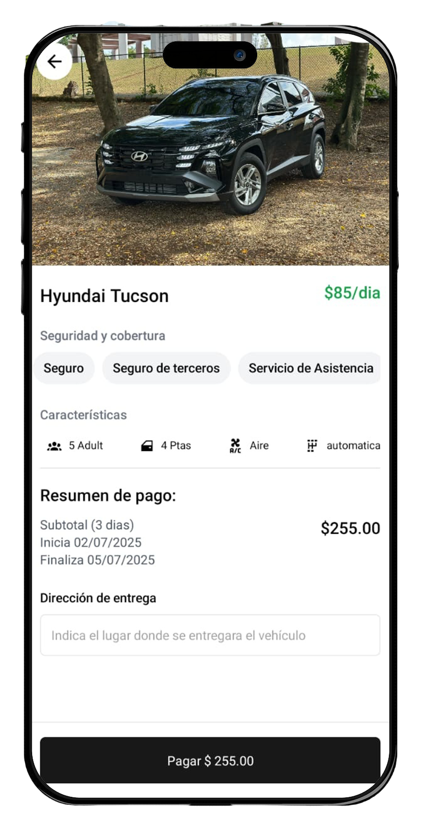 App MartianCarRentals